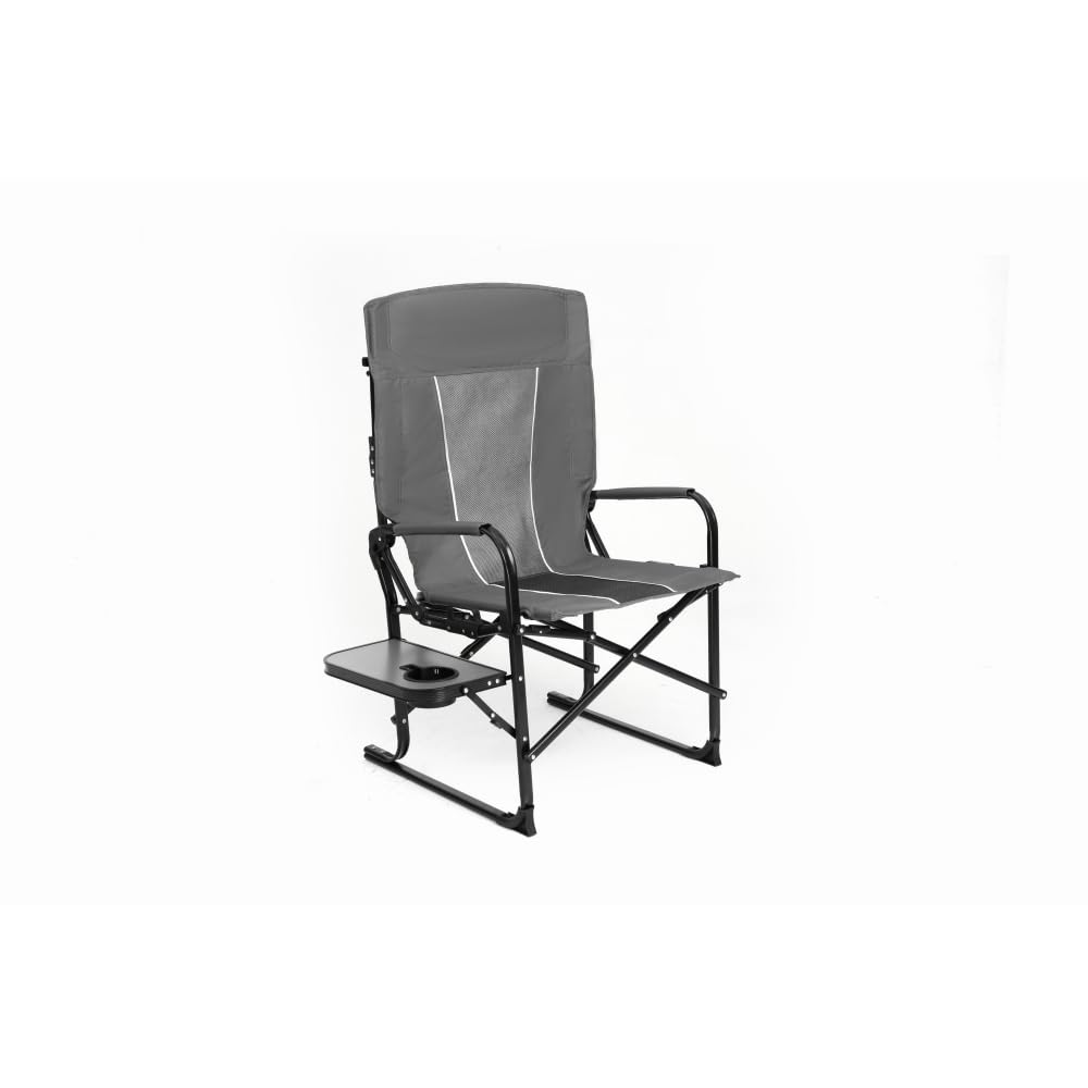 Oversized Portable Folding Camping Chair with Side Table X173166