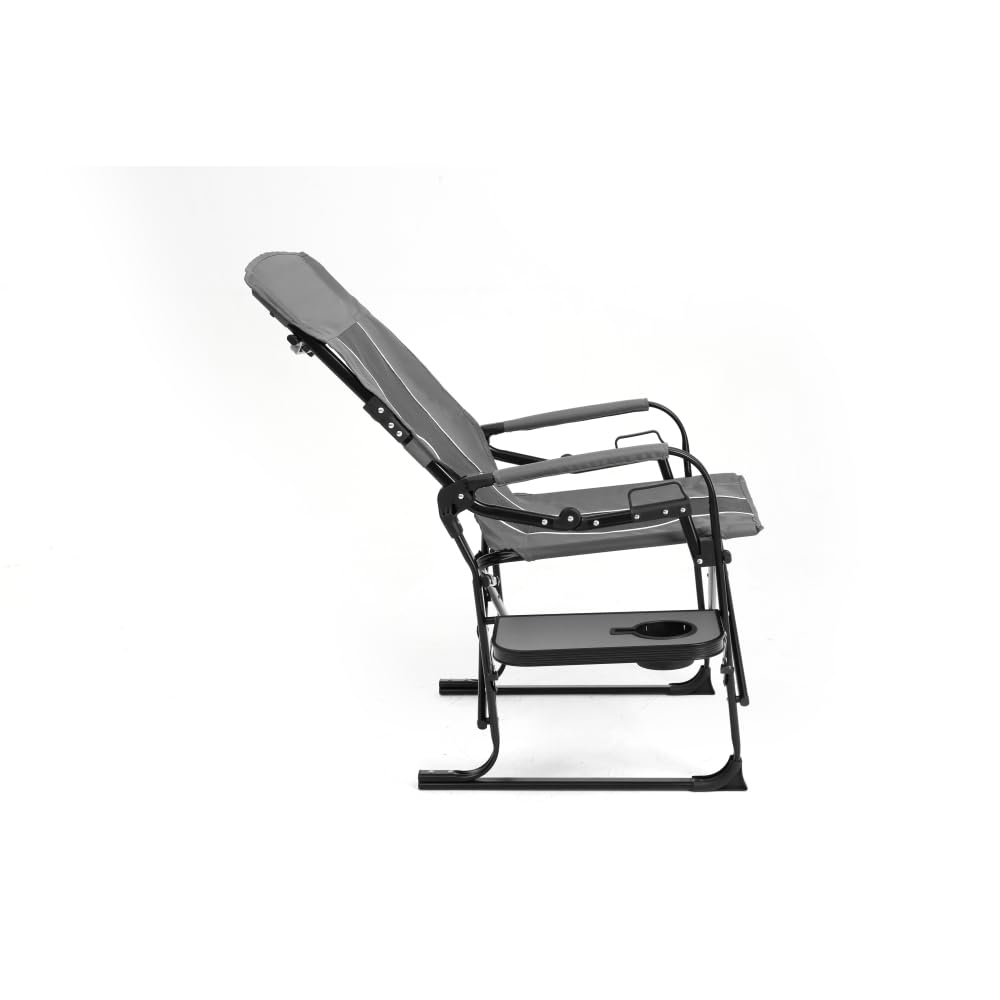 Oversized Portable Folding Camping Chair with Side Table X173166