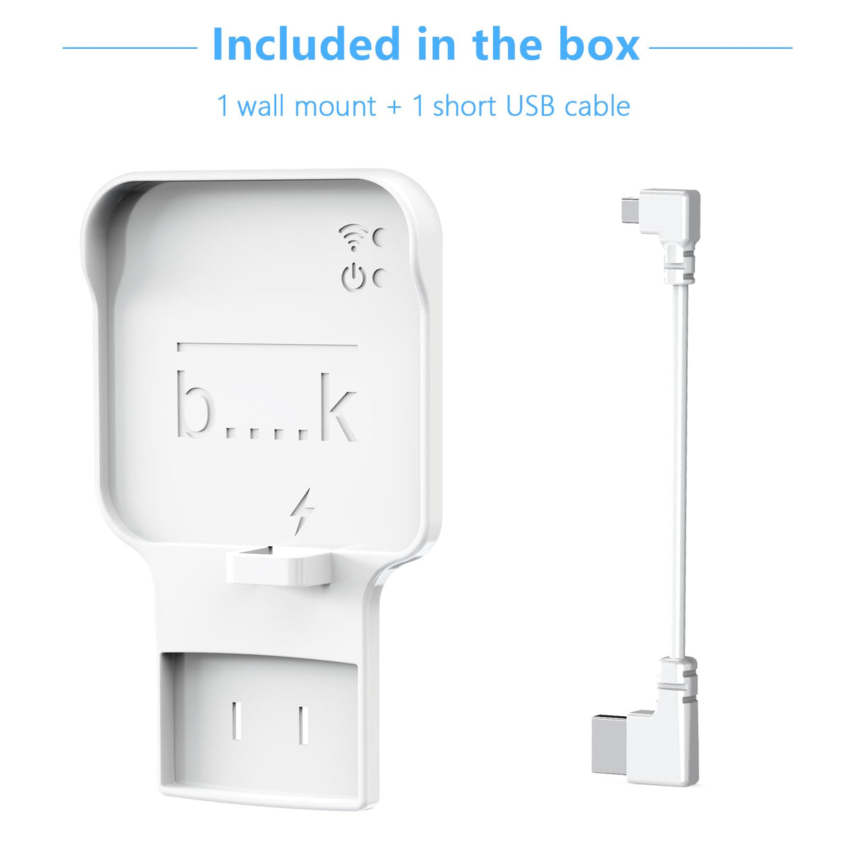 Wall Mount for Blink Sync Module 2 with Short Cable, 1 Pack F68352