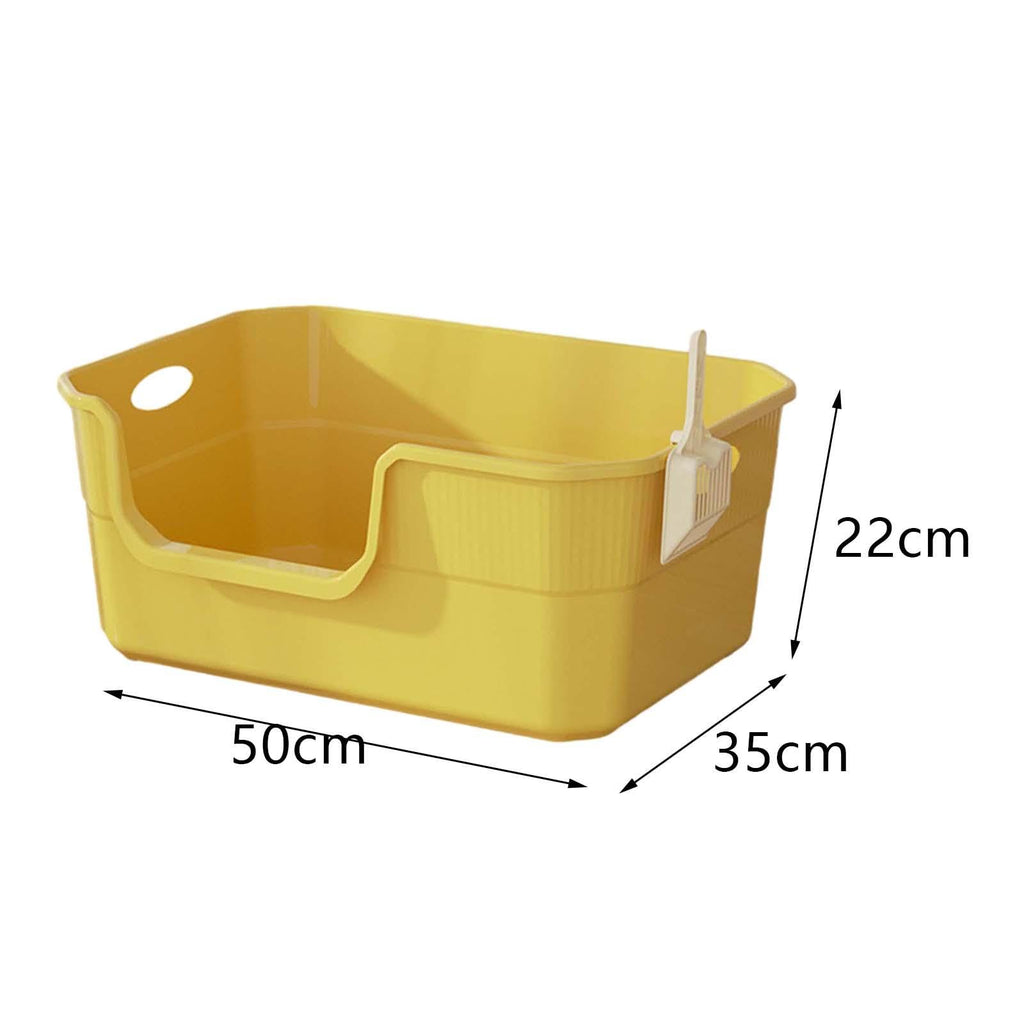 Open Top Cat Litter Tray with High Sides PP Z636
