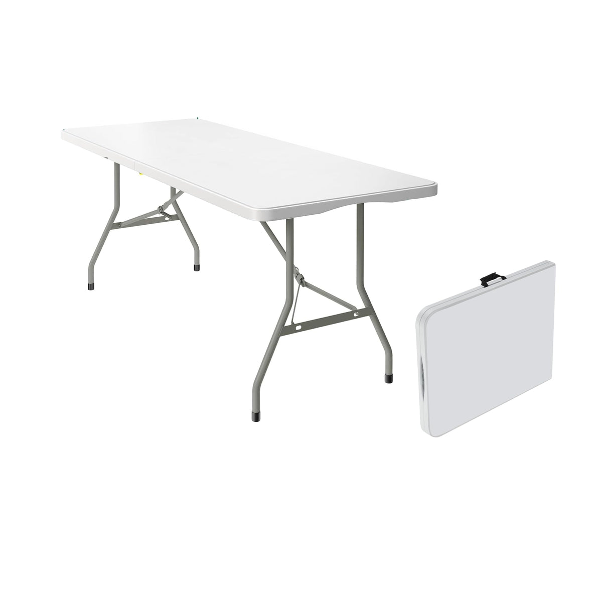6FT White Folding Table K438