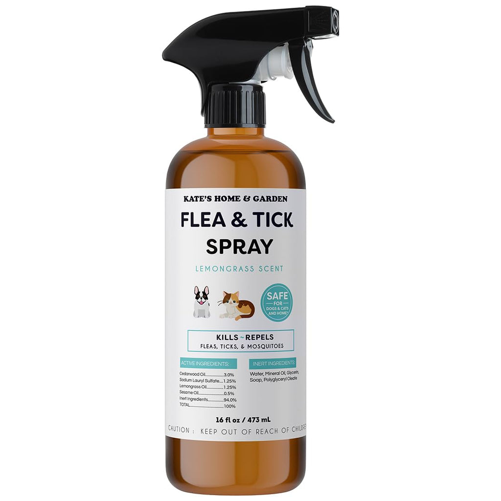Flea and Tick Spray for Dogs & Cats 16oz V8071