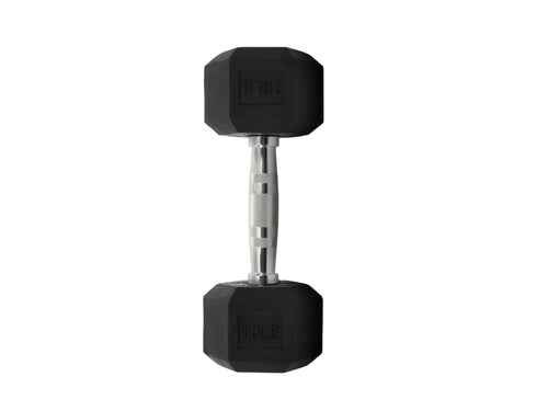 10LB Rubber Hex Dumbbells Set of 2 S198