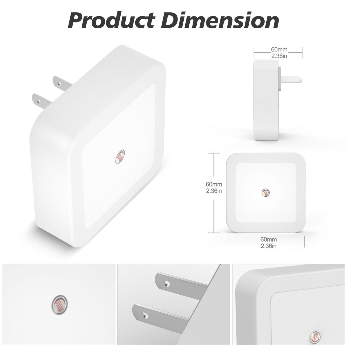 Warm White 8-Pack Plug in Night Light X447