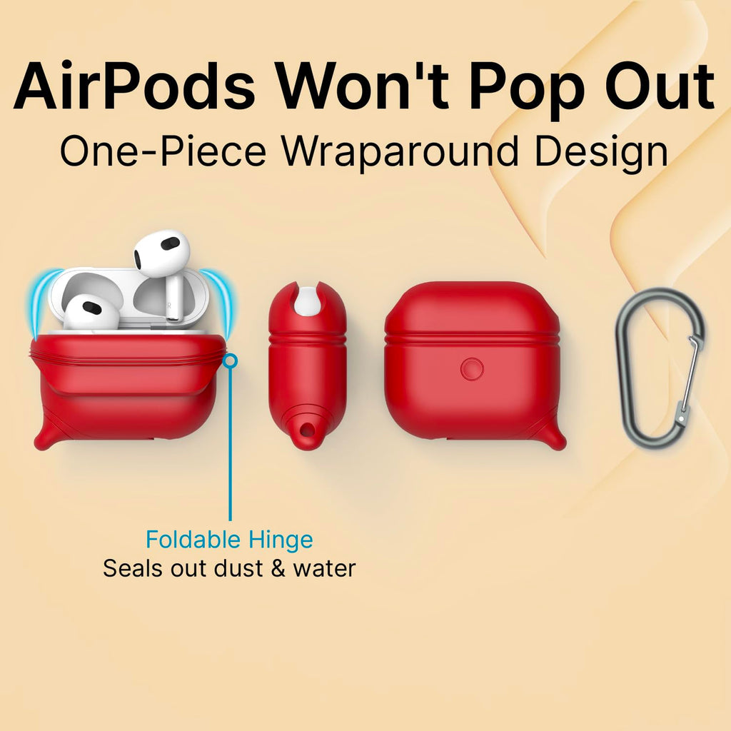 Waterproof AirPods 3rd Generation Case with Carabiner H316546