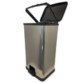 13 Gal Stainless Silver Step Trash Can M757