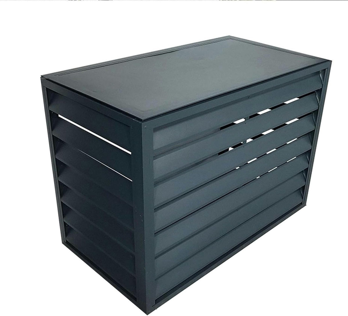 Air Conditioner Fence for Outside Units, Mini Split Pipe Cover, Aluminum AC Cover X834964