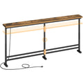 70.9" Console Table with Adjustable Height and Power Outlet F5616