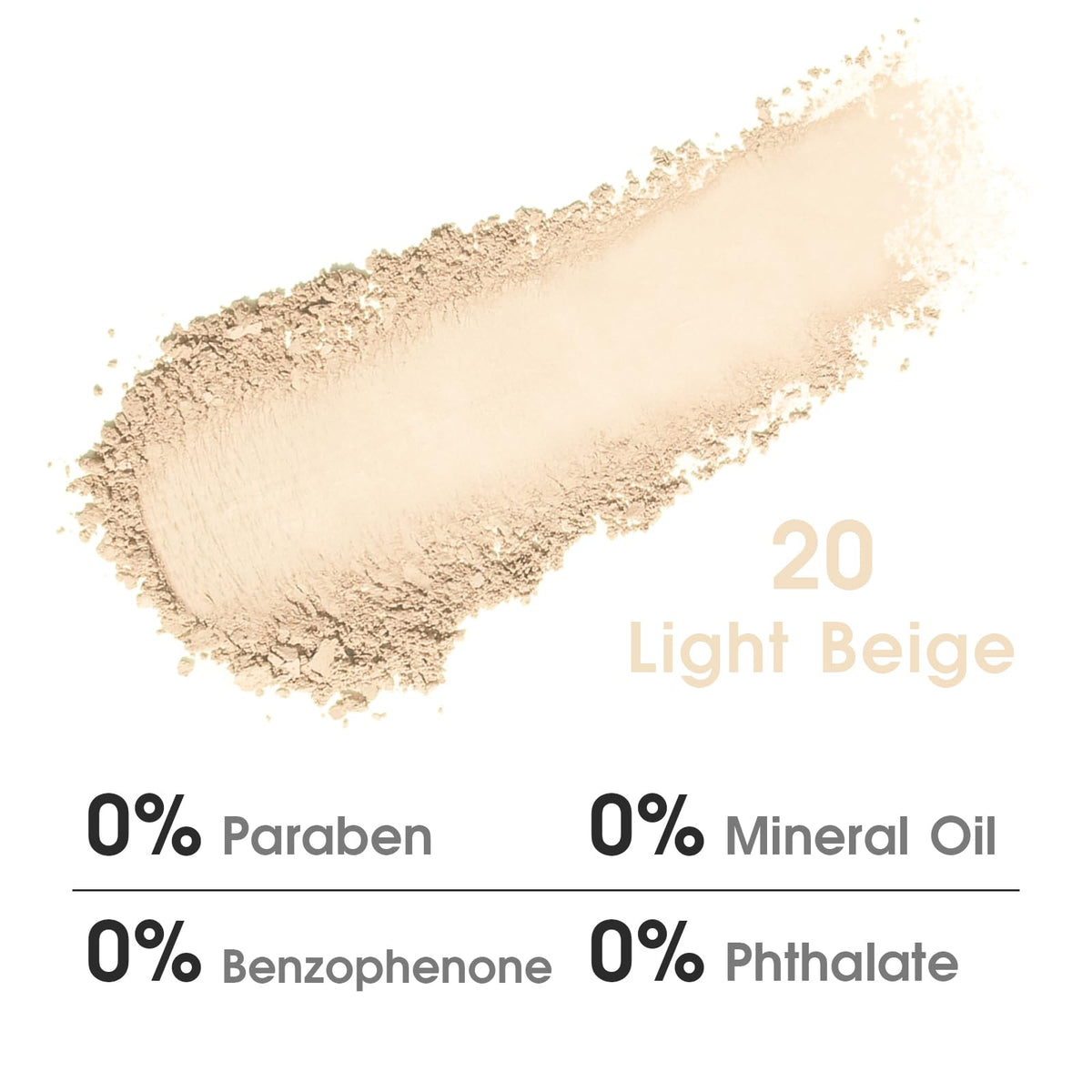 Light Beige Neutral Nude Matte Single Eyeshadow Palette N368754