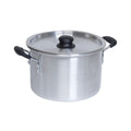 Silver 8 Quart Aluminum Stock Pot with Lid V90601