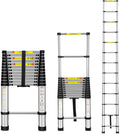 16.5FT Aluminum Telescoping Ladder 300 lbs I80683