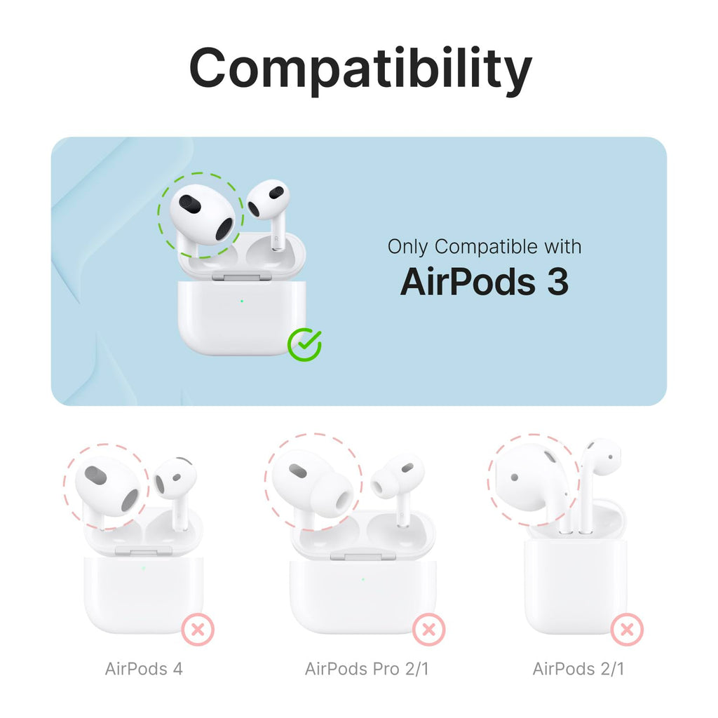 Waterproof AirPods 3rd Generation Case with Carabiner H316546