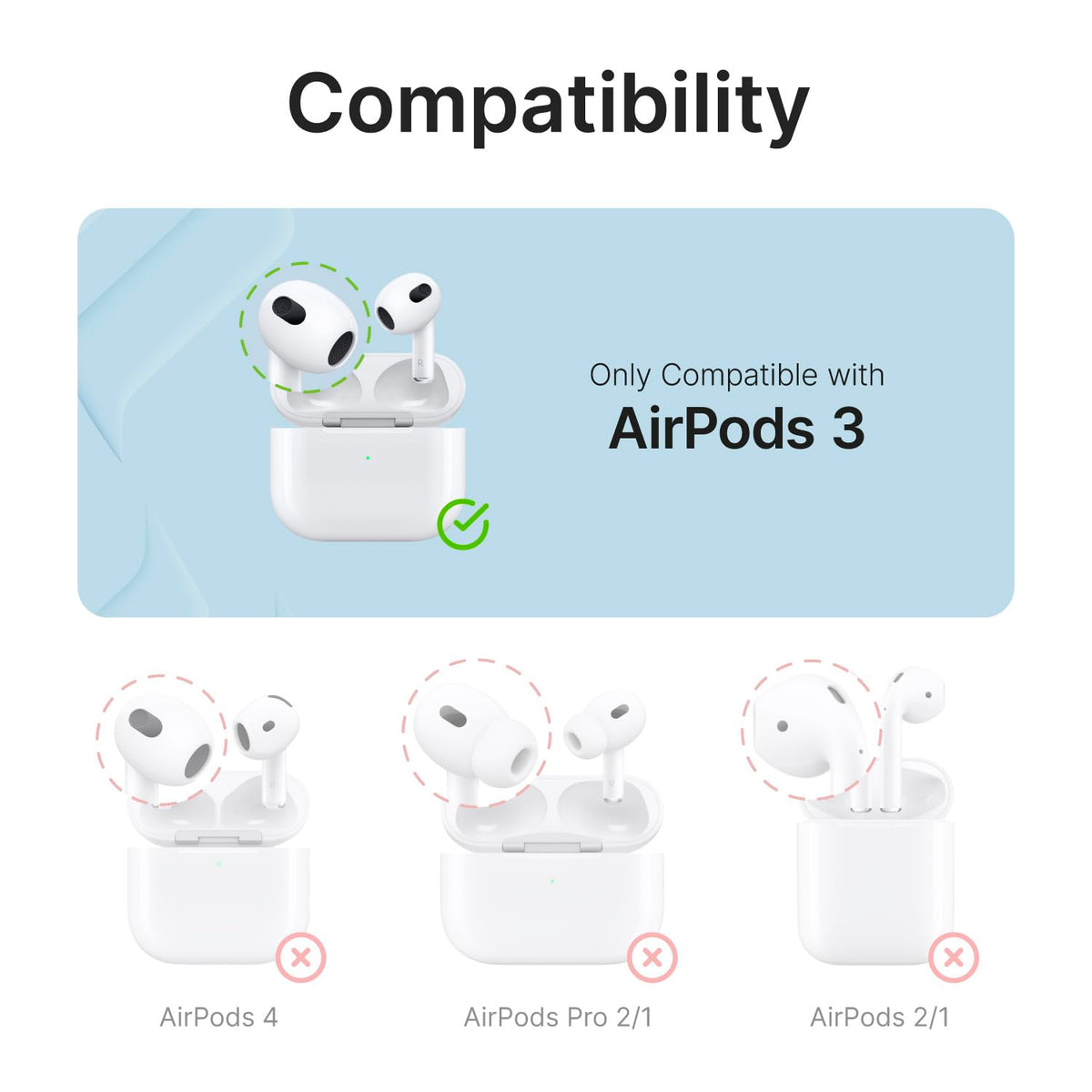 Waterproof AirPods 3rd Generation Case with Carabiner H316546