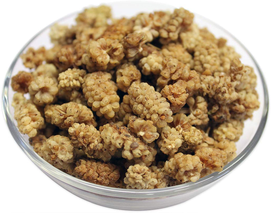 Organic Soft Dried White Mulberries 4 Ounce (Pack of 3) C587643