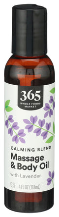 Massage & Body Oil with Lavender, 4 Fl Oz R612004