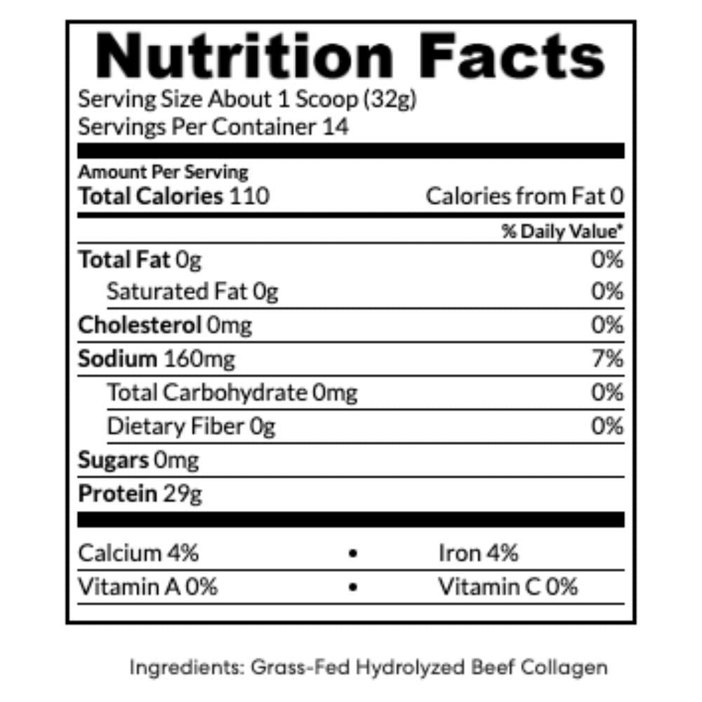 Hydrolyzed Collagen Powder, Unflavored, 1lb K238