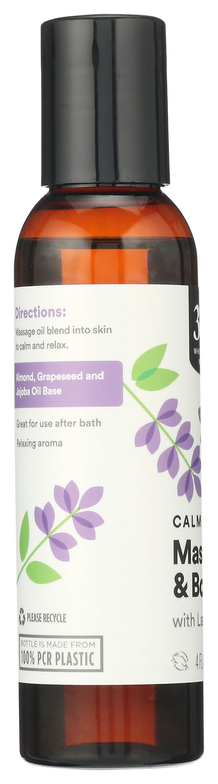 Massage & Body Oil with Lavender, 4 Fl Oz R612004