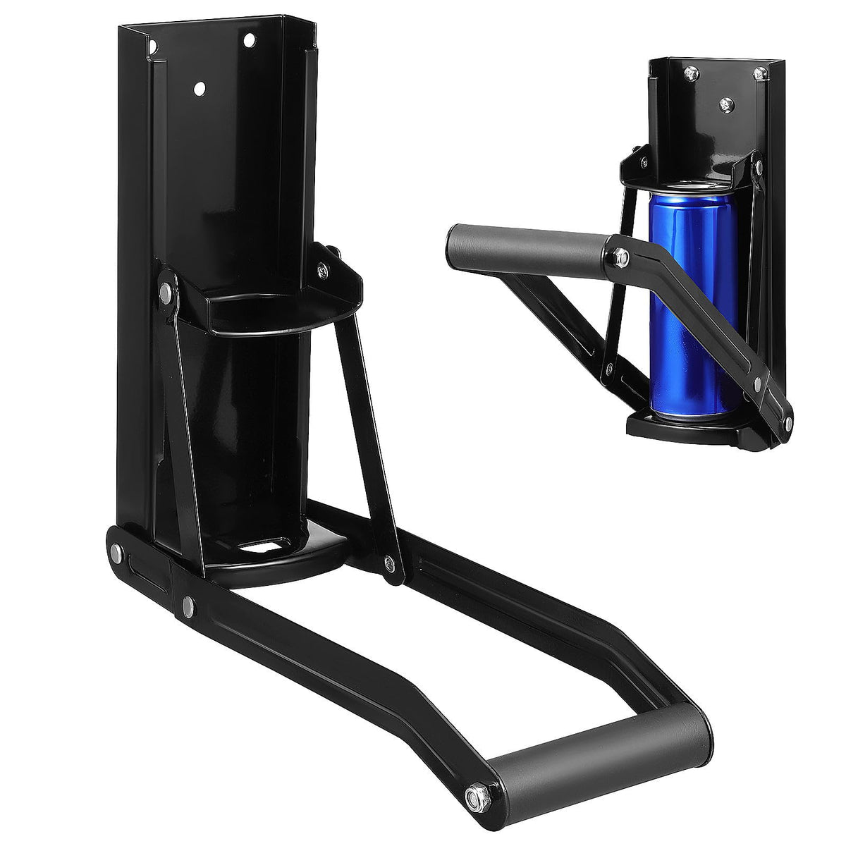 Wall Mounted Stainless Steel Can Crusher with Built in Opener T2025