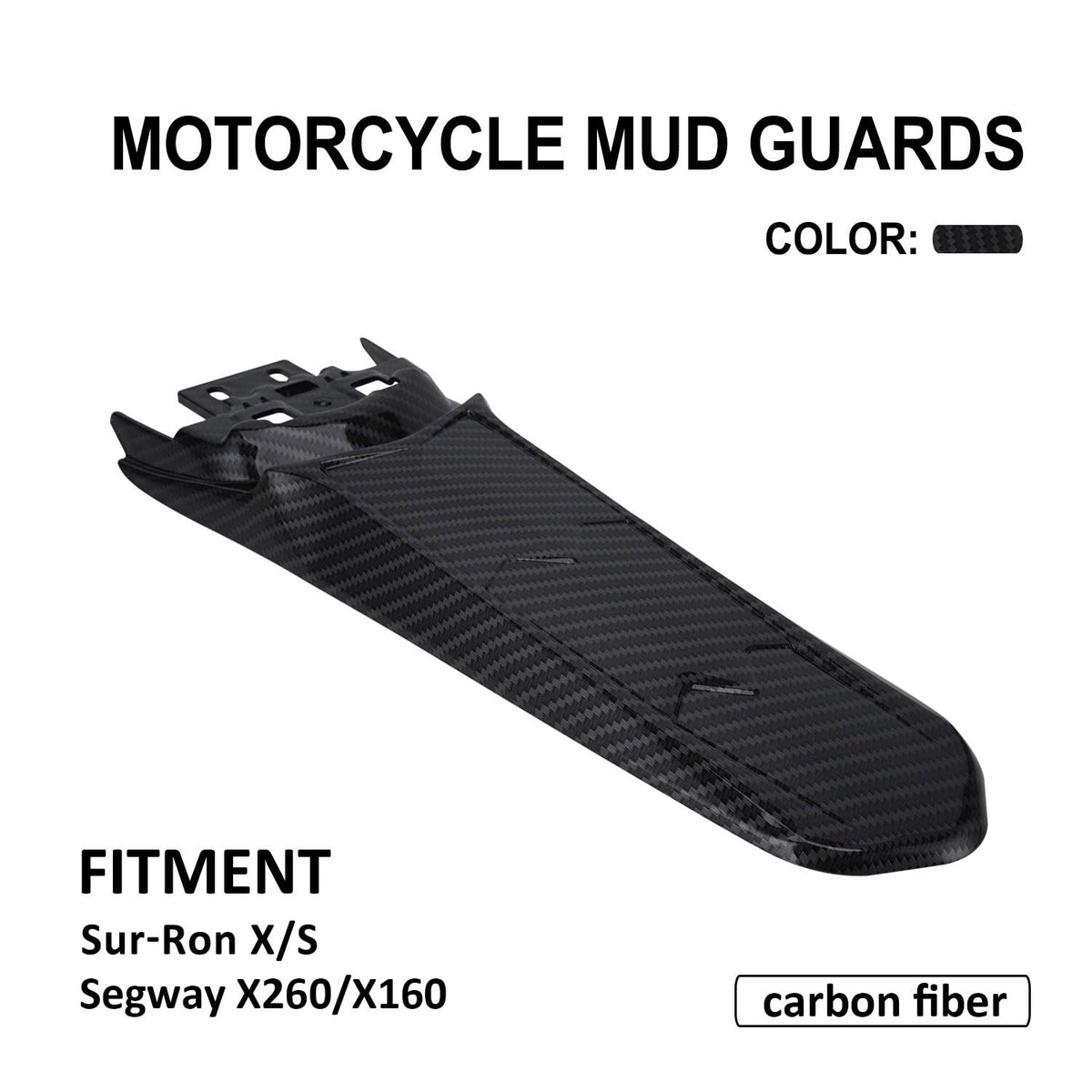 Carbon Fiber Extended Rear Fender Electric Dirt Bike G456853