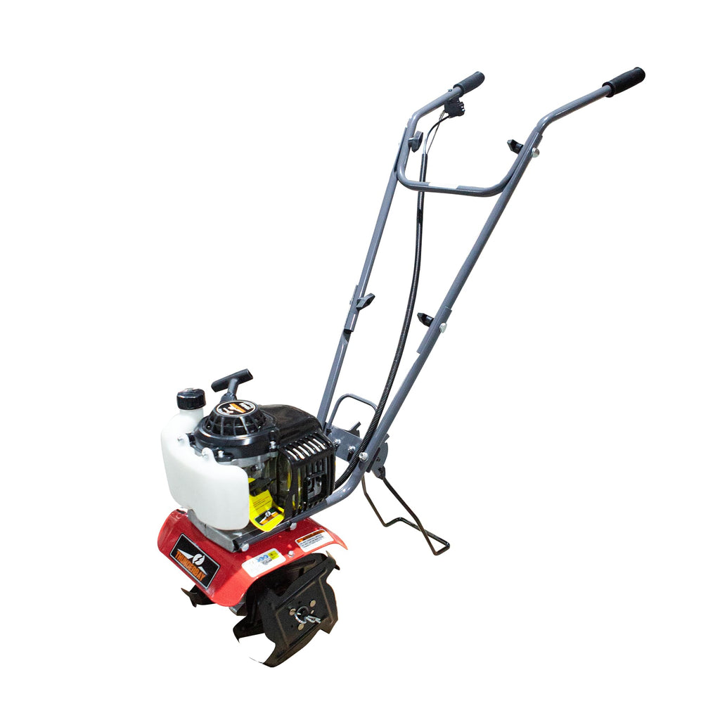 52cc Gas Powered Tiller with 4 Steel Tines Y308598
