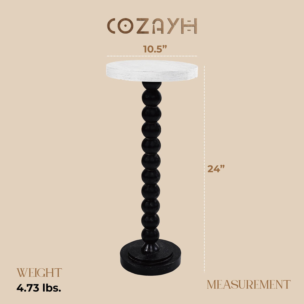 Small Pedestal End Table L8018