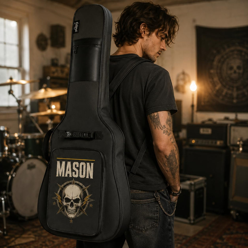 Soft Water Resistant Padded Guitar Gig Bag with Shoulder Straps and Pockets L29432