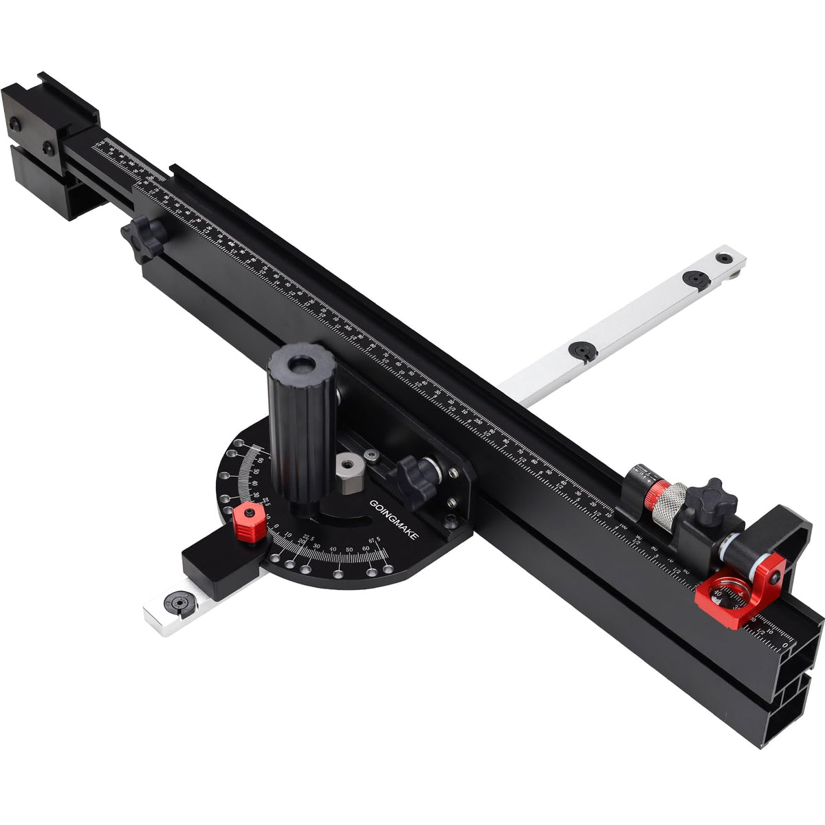 Table Saw Miter Gauge with Extendable Fence and Flip Stop E63123