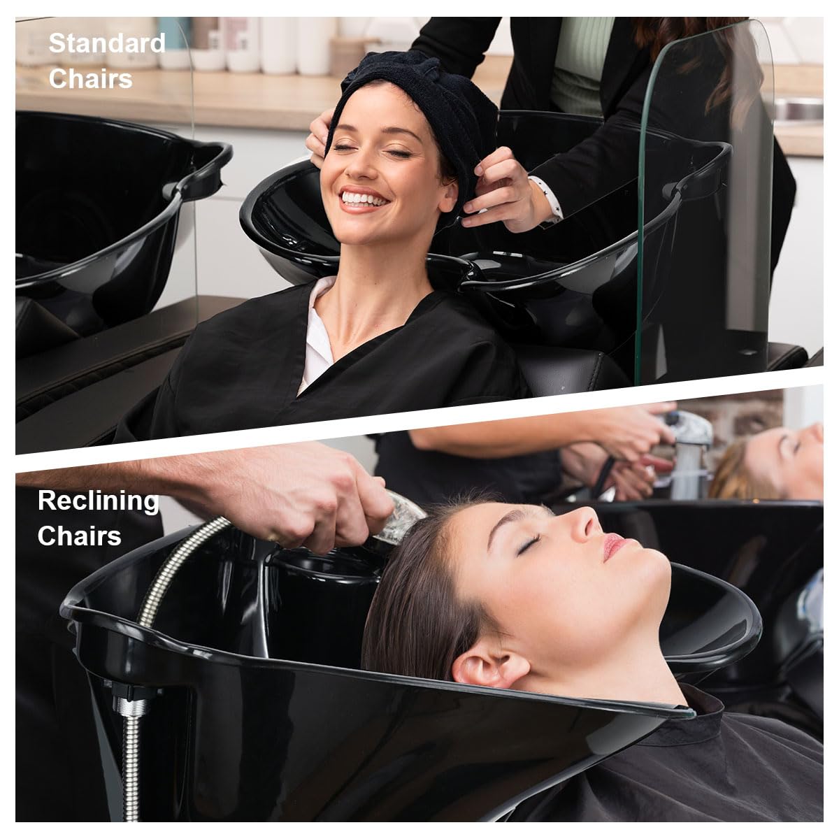 Portable Shampoo Bowl with Electric Pump W12804