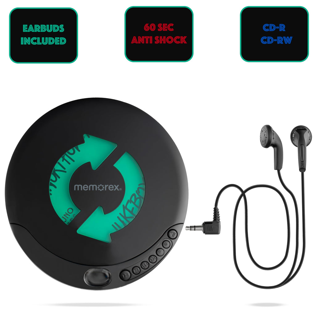 Portable CD Player with Anti-Shock Technology I5738