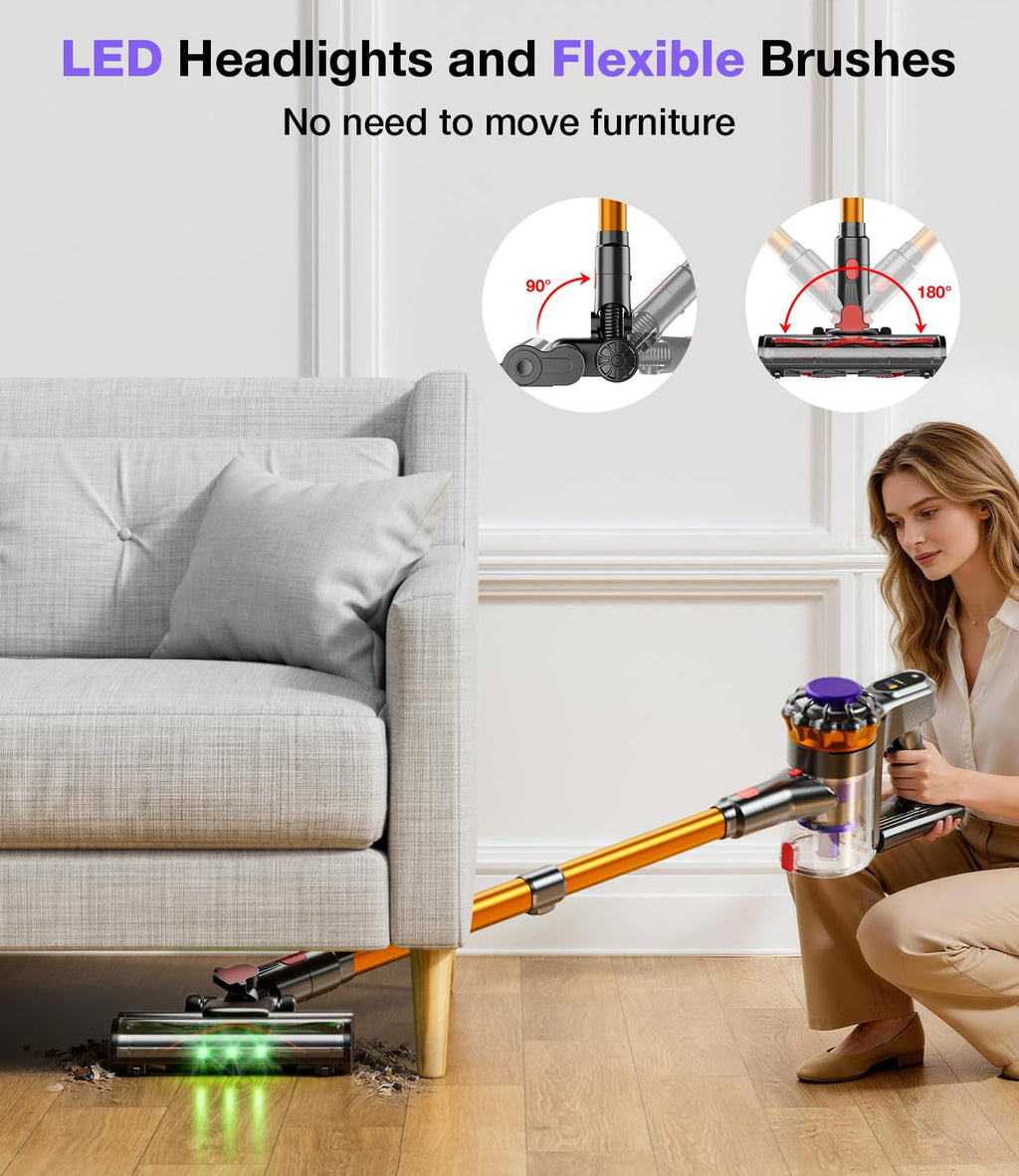 600W 50KPA Cordless Stick Vacuum Cleaner H521961