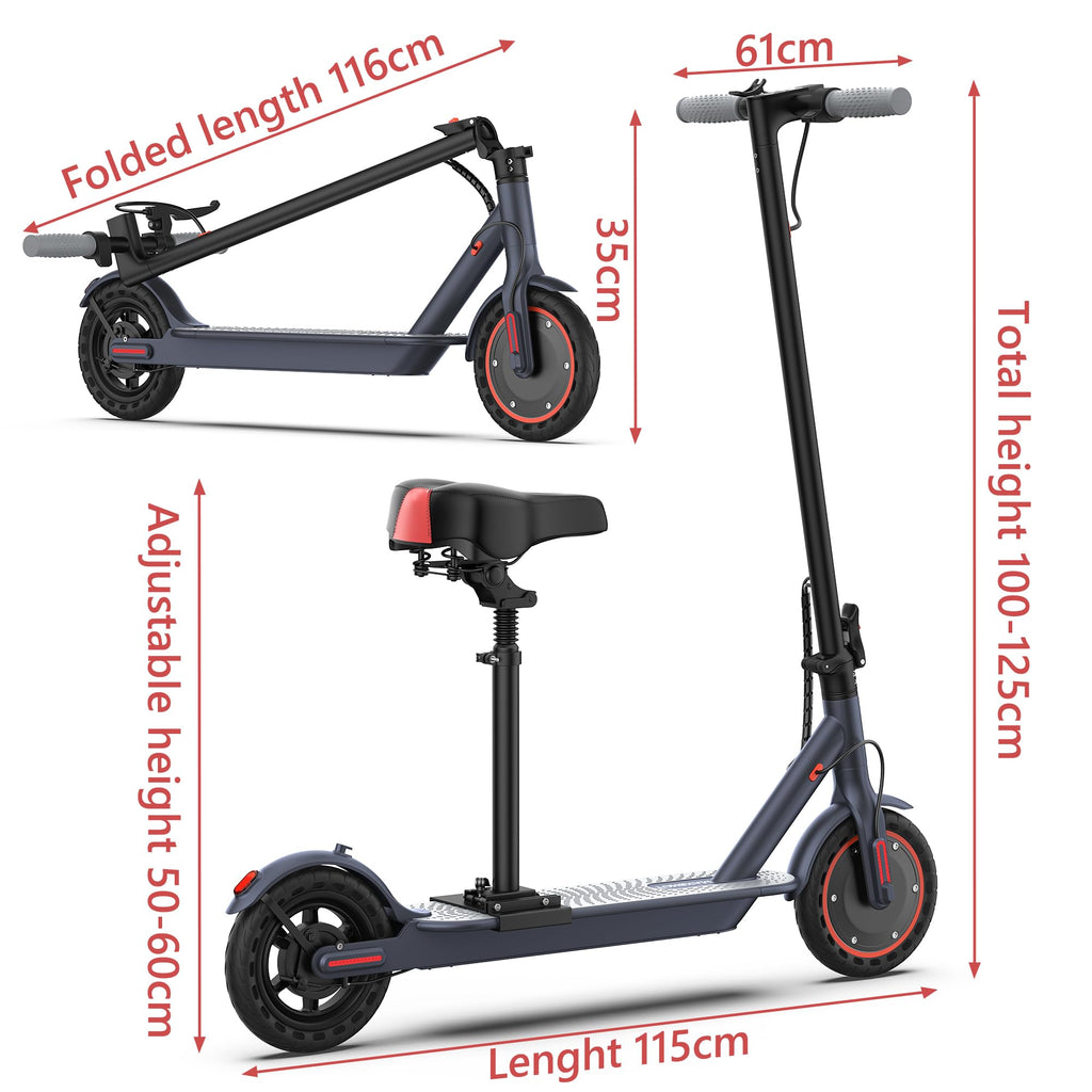 Electric Scooter with 350W/500W Motor, 19-20 MPH, Foldable K4010