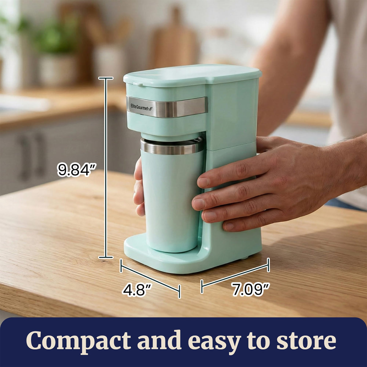 Single-Serve Compact Coffee Maker Y8565