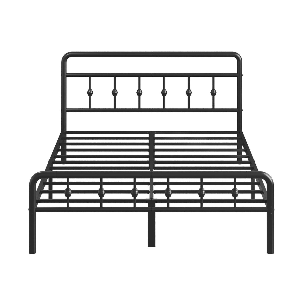 12 Inch Full Bed Frame with Headboard and Footboard W896