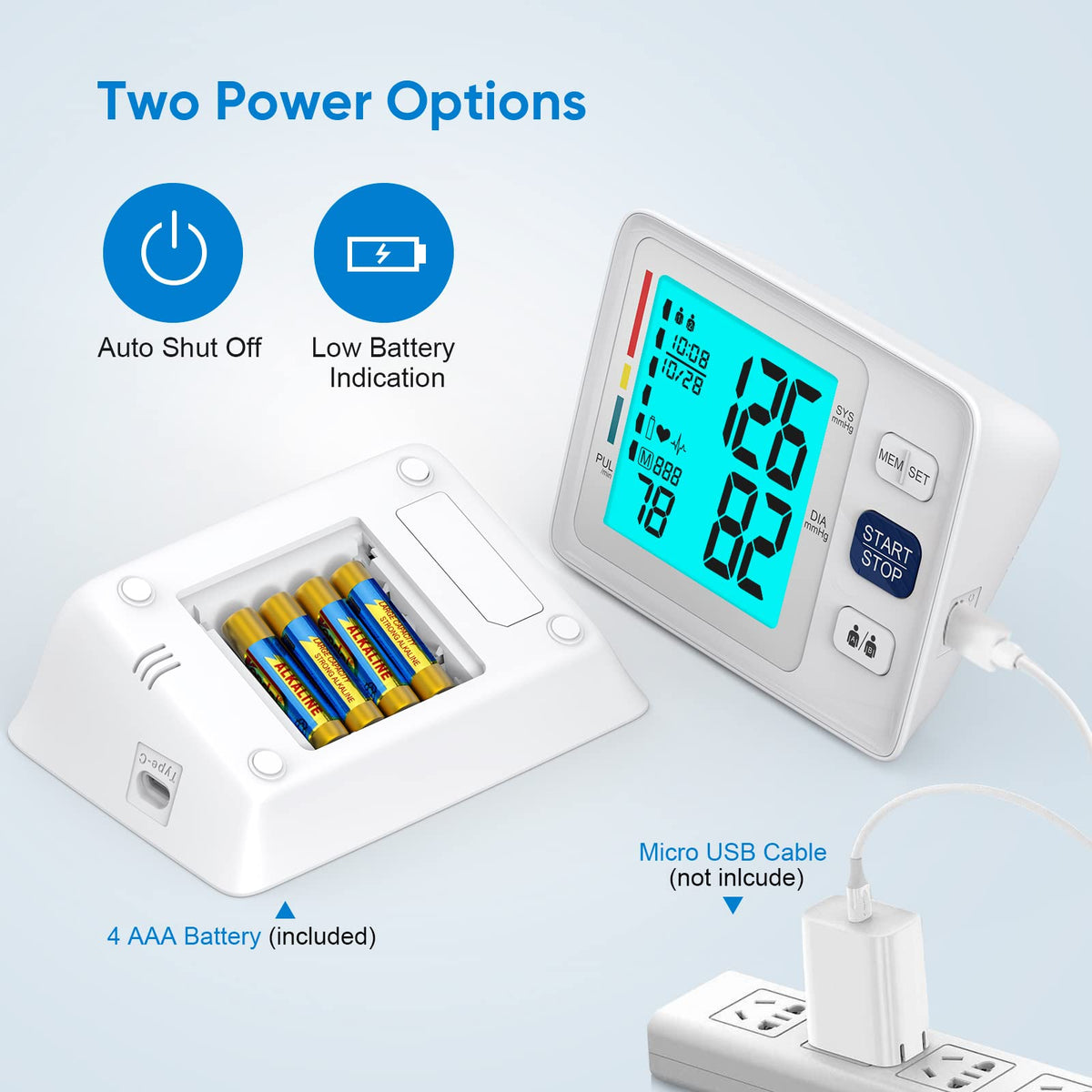 Blood Pressure Monitor with Dual Cuffs R4211