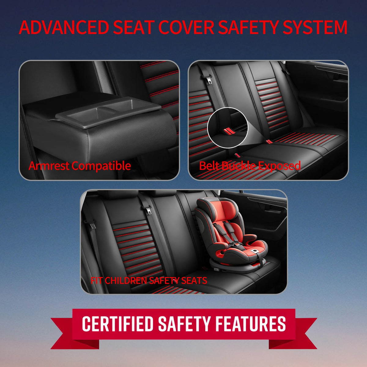Car Seat Covers Full Set 5 Seat P73331