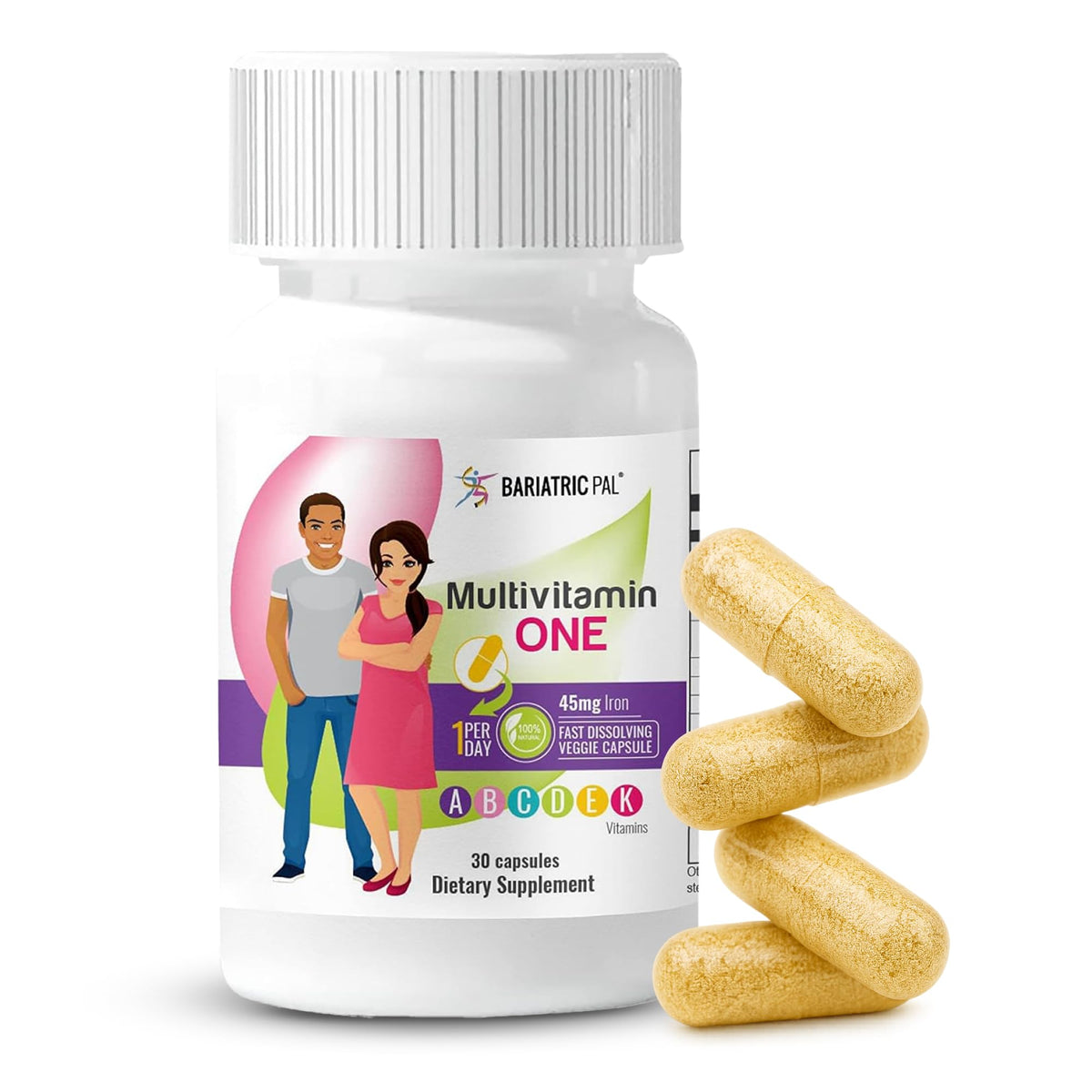 Bariatric Multivitamin 45mg Iron 30 Ct G182