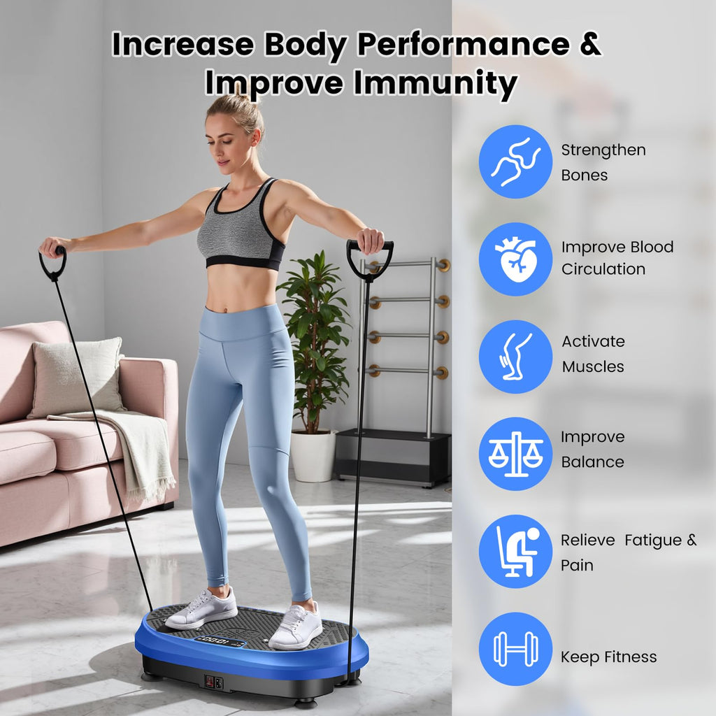 Vibration Plate Exercise Machine 450 lbs Capacity B738