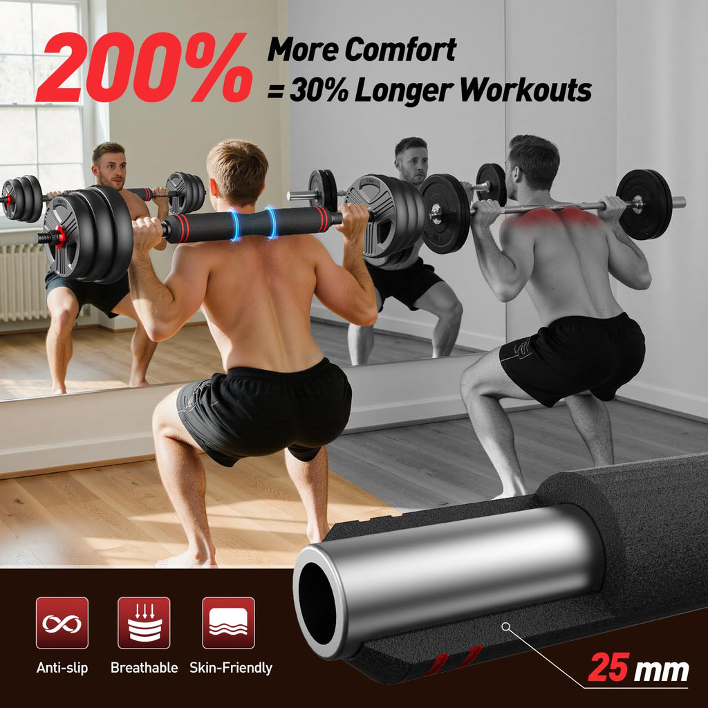 Adjustable 5 in 1 Dumbbell Set 20-90 lbs E9503