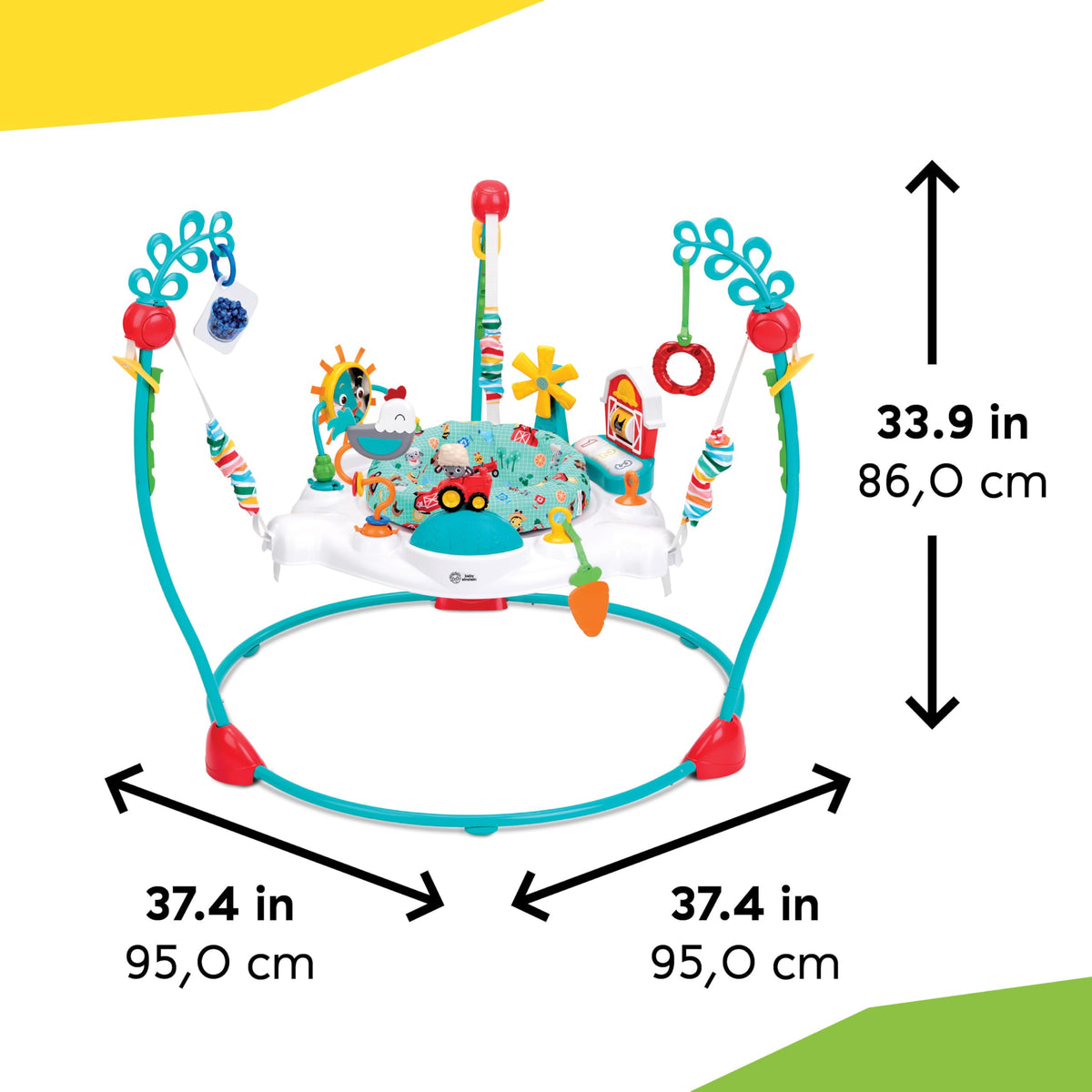 2-in-1 Baby Jumper Activity Center with Lights & Sounds X893929