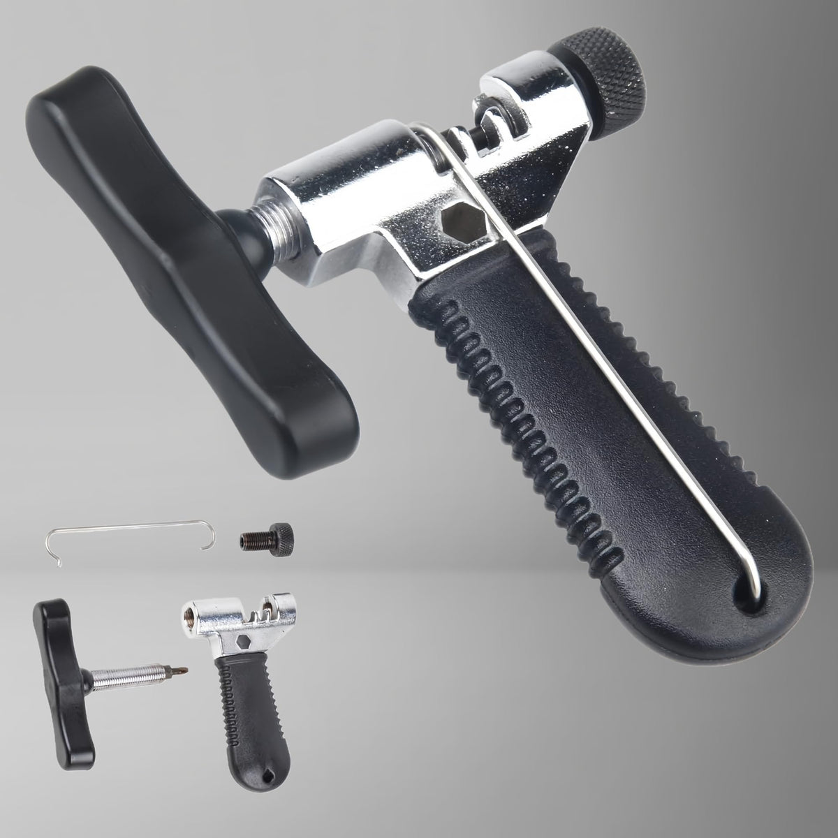 Bike Chain Repair Tool Kit with Chain Breaker, Master Link Pliers & Wear Checker T639706