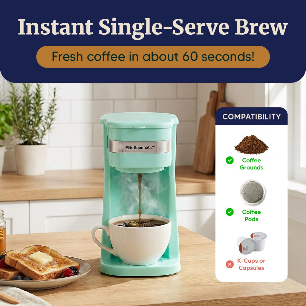 Single-Serve Compact Coffee Maker Y8565