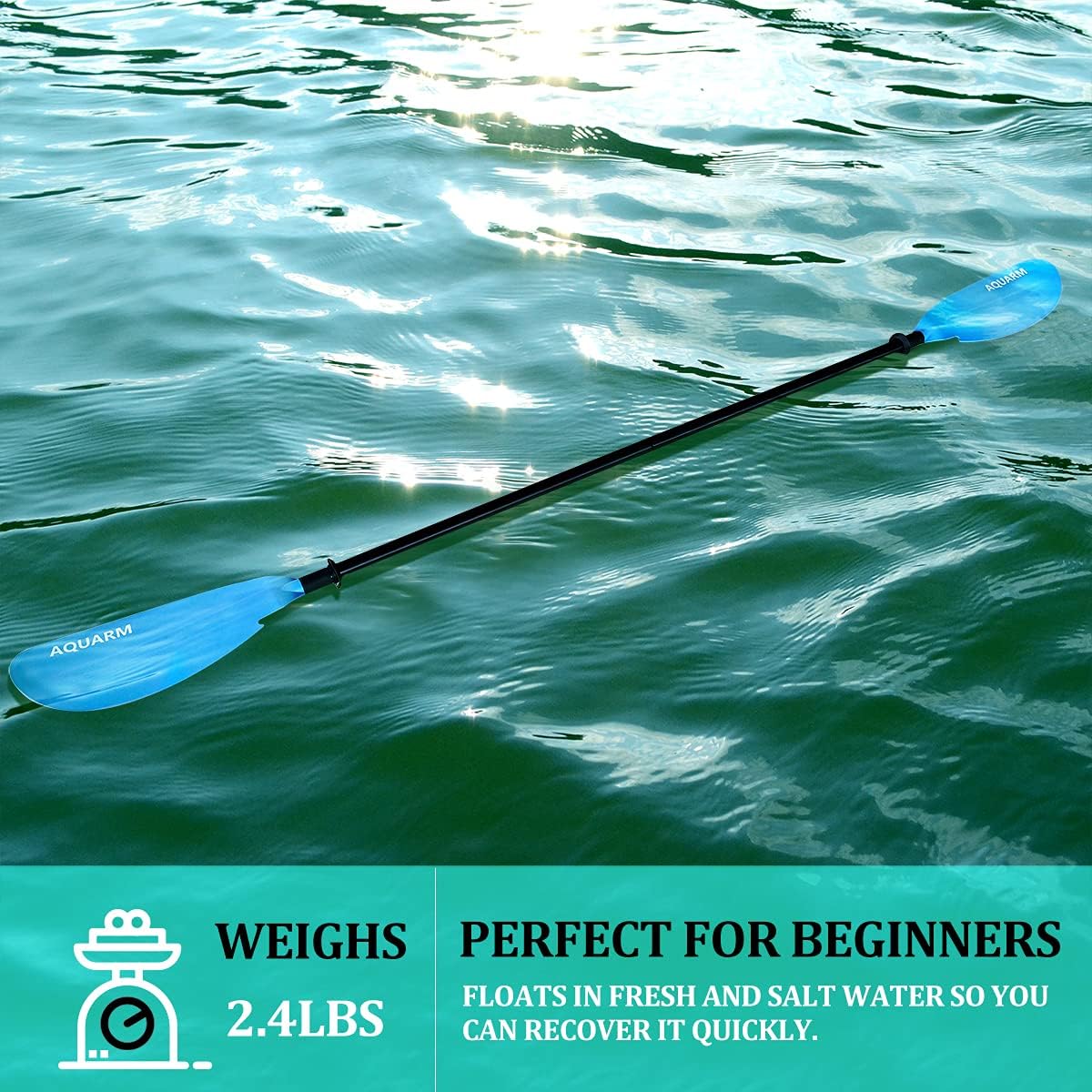 Adjustable Lightweight Kayak Paddle 231cm A766912