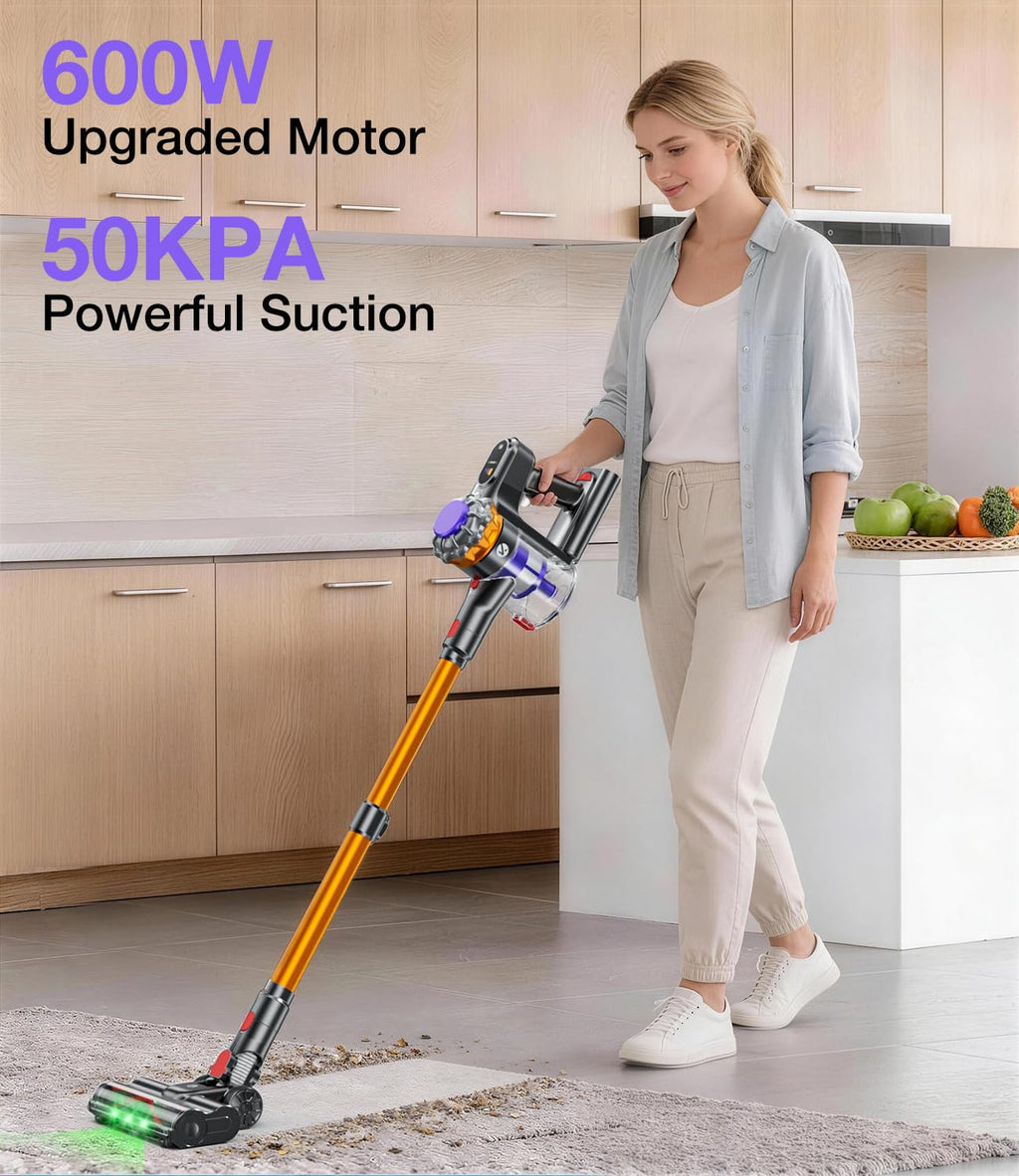 600W 50KPA Cordless Stick Vacuum Cleaner H521961