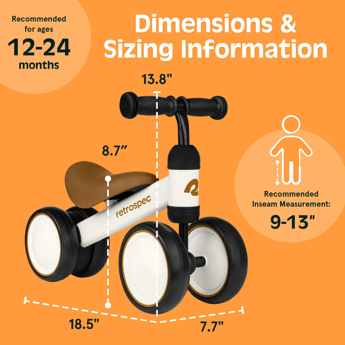 4-Wheel Baby Balance Bike I78183