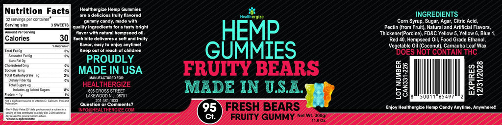 Hemp Gummies for Sleep, Calm & Daily Focus S428548
