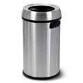 65 Liter Open Top Stainless Steel Trash Can Y1633