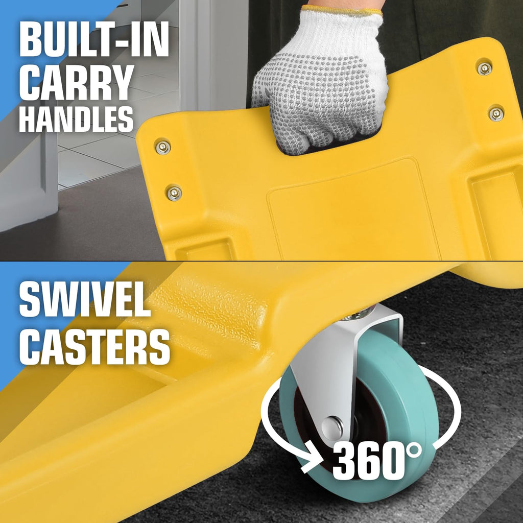 40 Inch Rolling Garage Creeper with Padded Headrest N718548