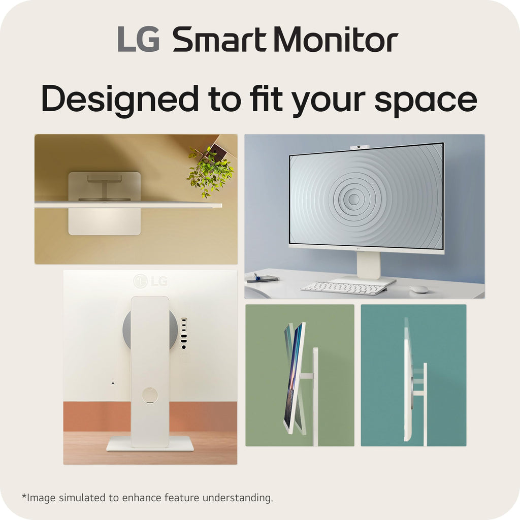 32-inch 4K UHD IPS White Smart Monitor Q896