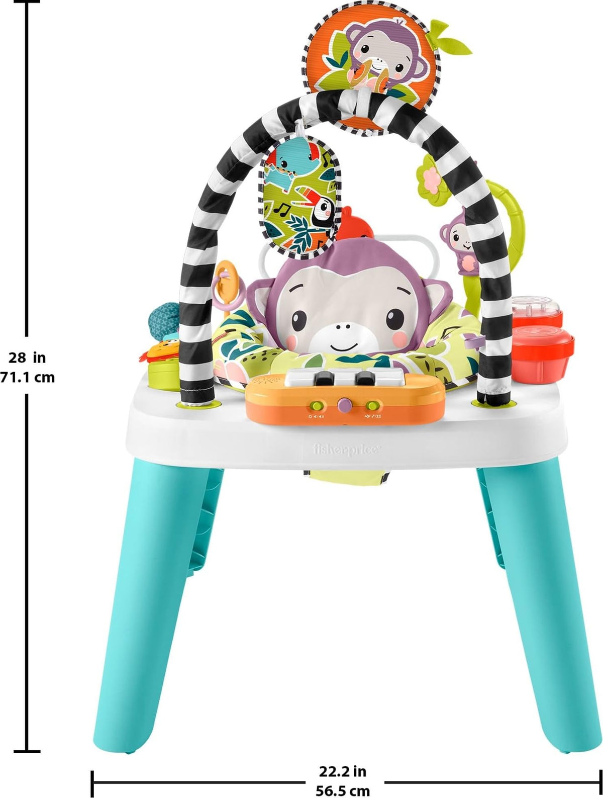 Purple Monkey Musical Activity Center Baby Toy T6673