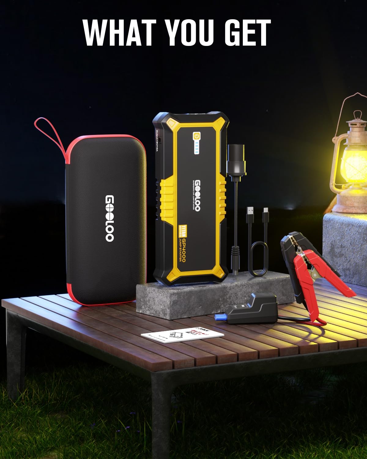 4000A 12V Portable Car Battery Jump Starter M5685